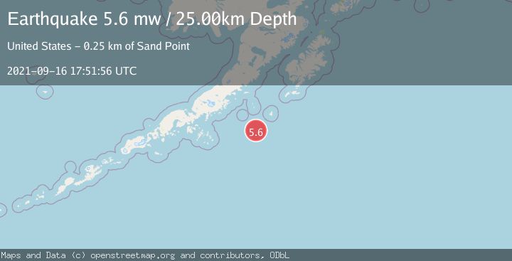 Map of SOUTH OF ALASKA