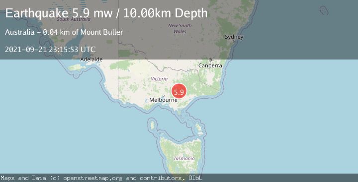 Map of NEAR S.E. COAST OF AUSTRALIA