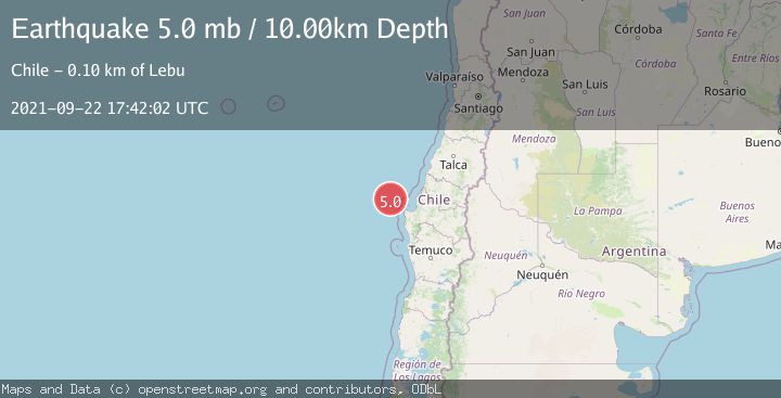 Map of OFFSHORE BIO-BIO, CHILE