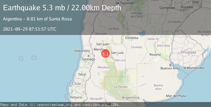 Map of MENDOZA, ARGENTINA