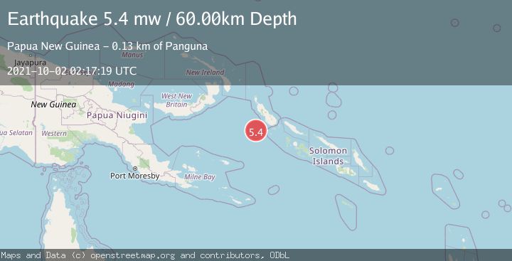 Map of BOUGAINVILLE REGION, P.N.G.