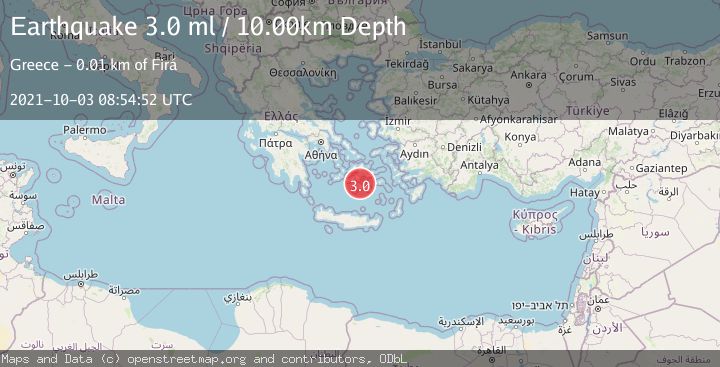 Map of DODECANESE ISLANDS, GREECE