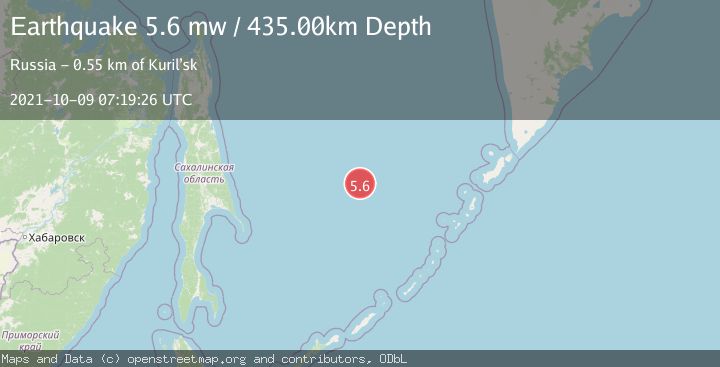 Map of SEA OF OKHOTSK