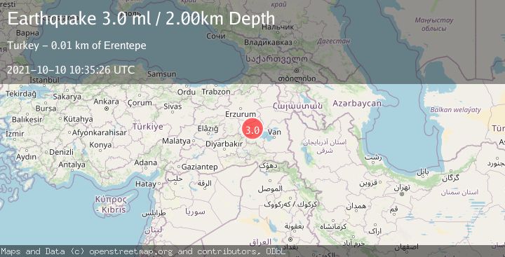Map of EASTERN TURKEY