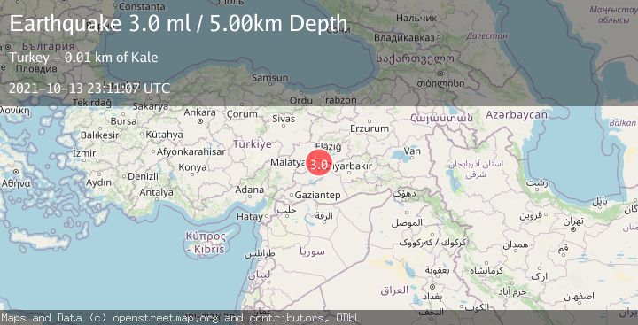 Map of EASTERN TURKEY