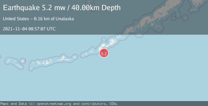 Map of FOX ISLANDS, ALEUTIAN ISLANDS