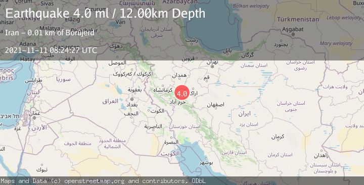 Map of WESTERN IRAN