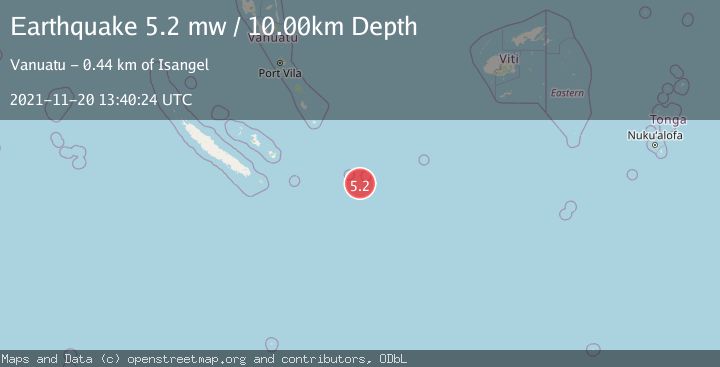Map of SOUTHEAST OF LOYALTY ISLANDS