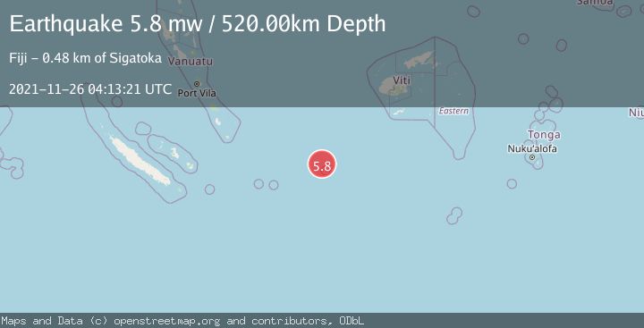 Map of VANUATU REGION