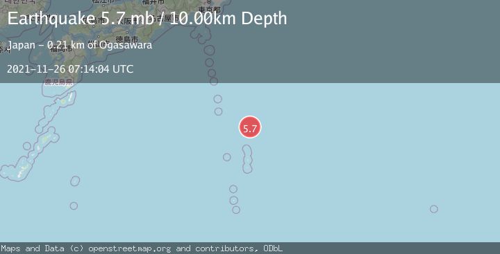Map of BONIN ISLANDS, JAPAN REGION