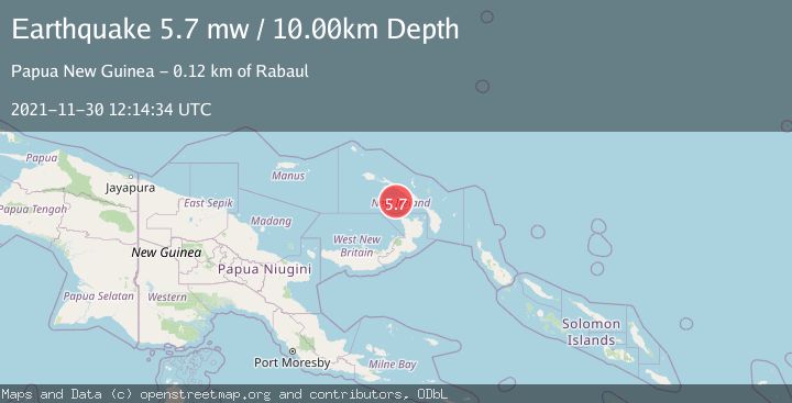 Map of NEW IRELAND REGION, P.N.G.