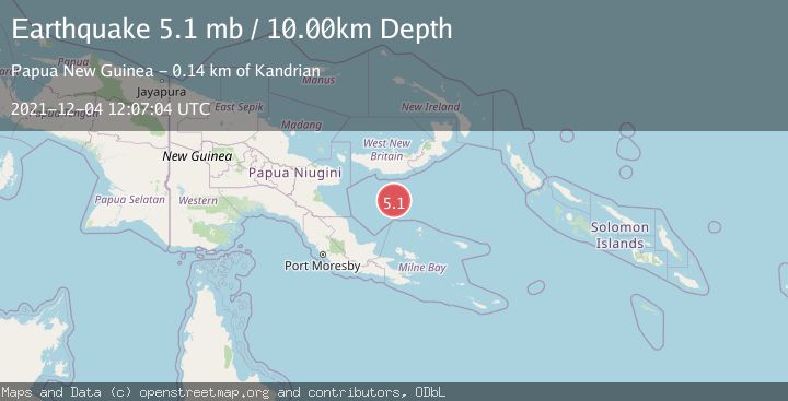 Map of NEW BRITAIN REGION, P.N.G.
