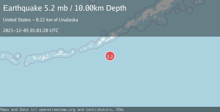 Map of FOX ISLANDS, ALEUTIAN ISLANDS