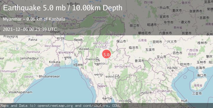 Map of MYANMAR