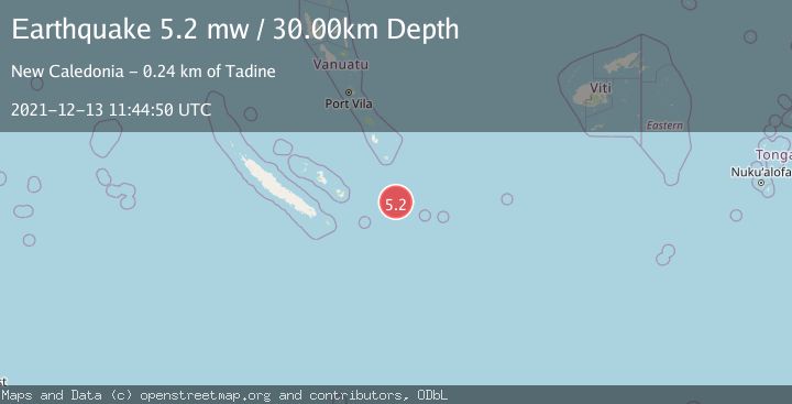 Map of SOUTHEAST OF LOYALTY ISLANDS