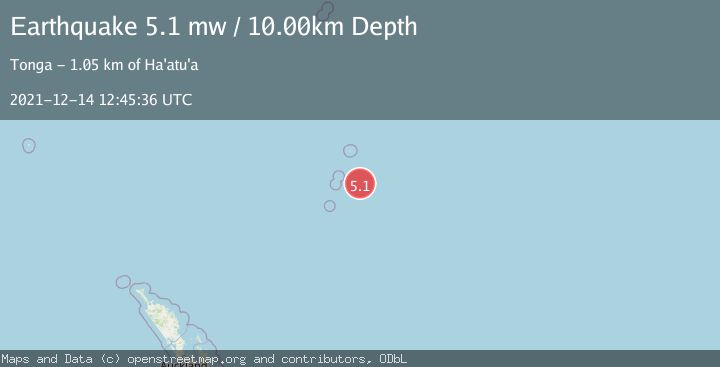 Map of KERMADEC ISLANDS, NEW ZEALAND