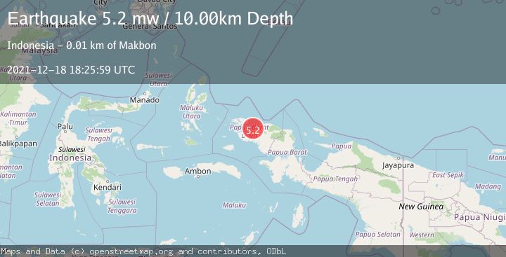 Map of NEAR N COAST OF PAPUA, INDONESIA