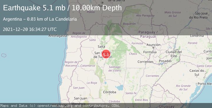 Map of SALTA, ARGENTINA