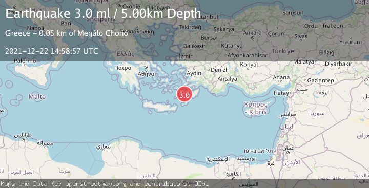 Map of DODECANESE IS.-TURKEY BORDER REG