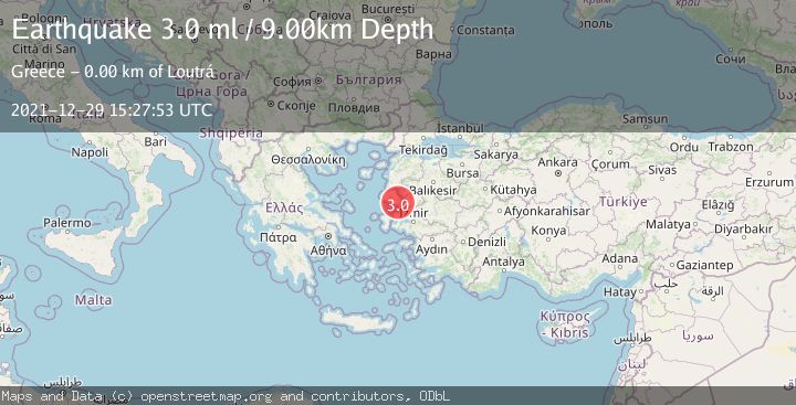 Map of NEAR THE COAST OF WESTERN TURKEY