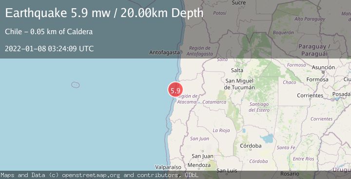Map of OFFSHORE ATACAMA, CHILE