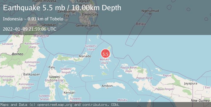 Map of HALMAHERA, INDONESIA