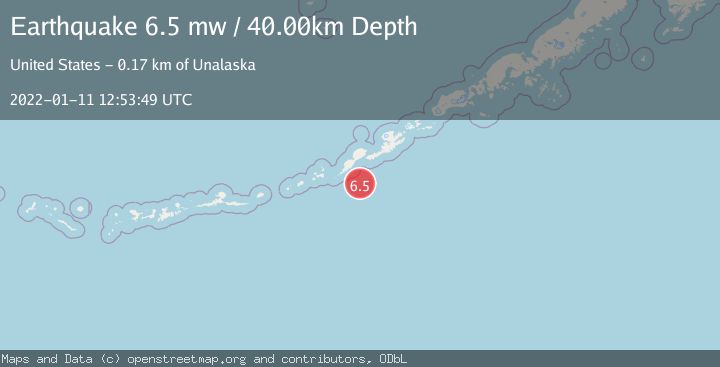 Map of FOX ISLANDS, ALEUTIAN ISLANDS