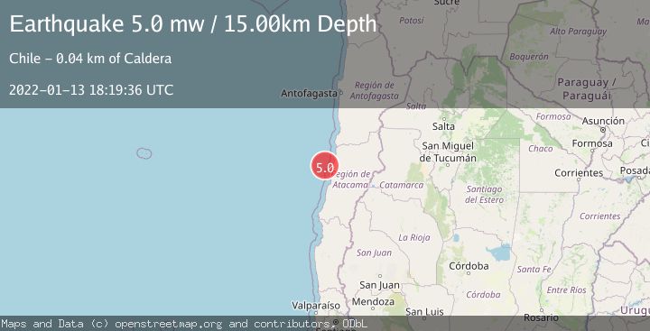 Map of OFFSHORE ATACAMA, CHILE