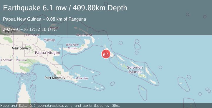 Map of BOUGAINVILLE REGION, P.N.G.