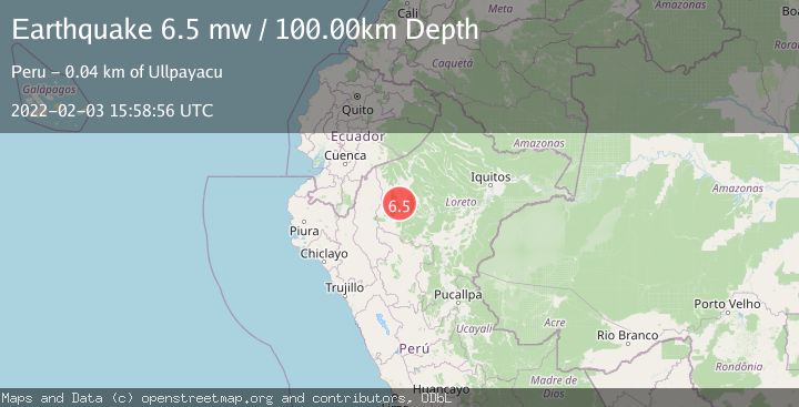 Map of NORTHERN PERU