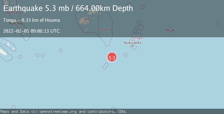 Map of SOUTH OF FIJI ISLANDS