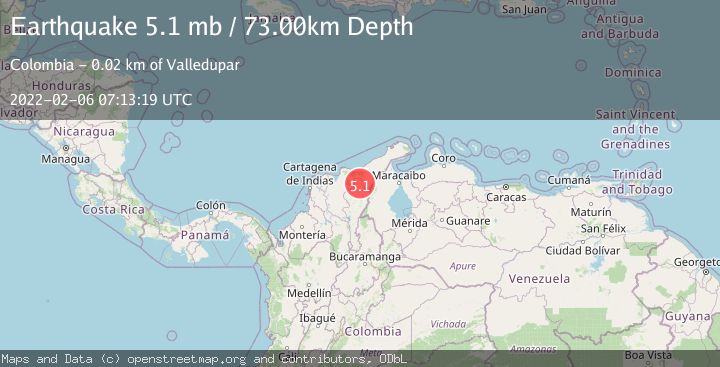 Map of NORTHERN COLOMBIA
