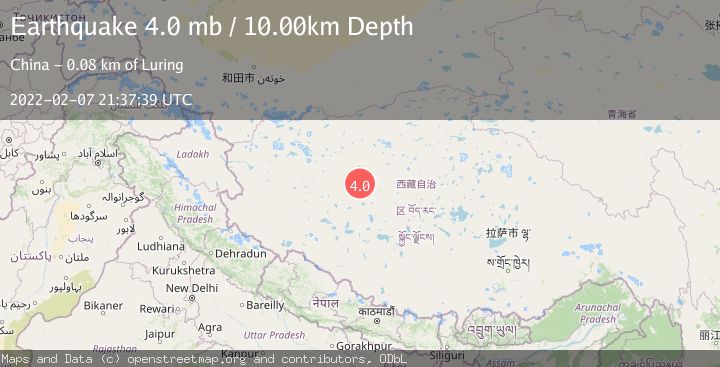 Map of WESTERN XIZANG