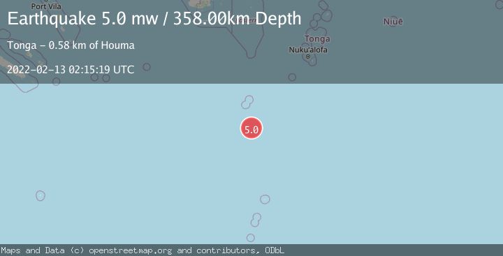 Map of SOUTH OF FIJI ISLANDS