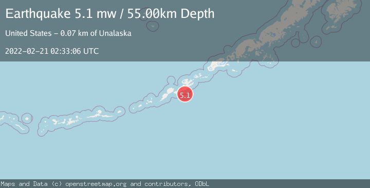 Map of FOX ISLANDS, ALEUTIAN ISLANDS