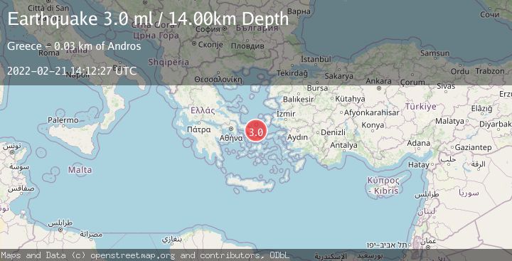 Map of DODECANESE ISLANDS, GREECE