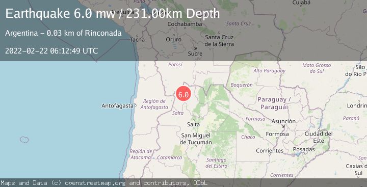 Map of JUJUY, ARGENTINA