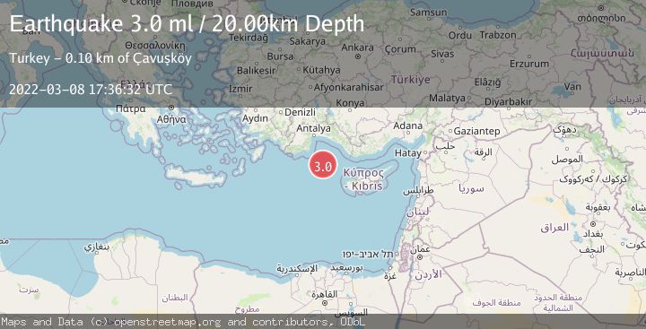 Map of CYPRUS REGION