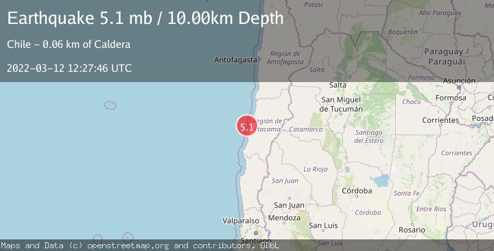 Map of OFFSHORE ATACAMA, CHILE
