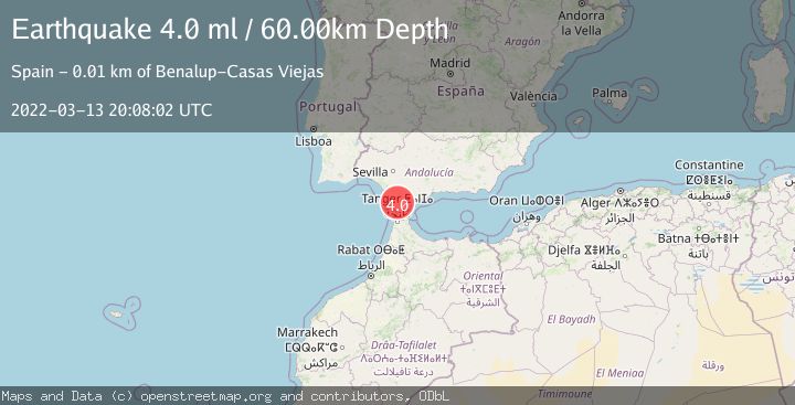 Map of STRAIT OF GIBRALTAR