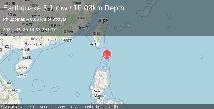 Map of BATAN ISL REGION, PHILIPPINES