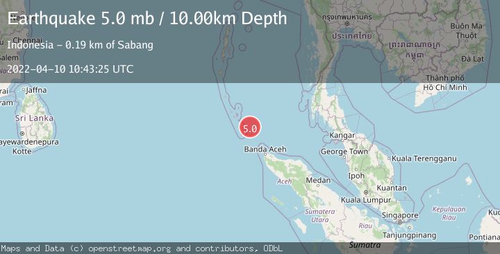 Map of NICOBAR ISLANDS, INDIA REGION