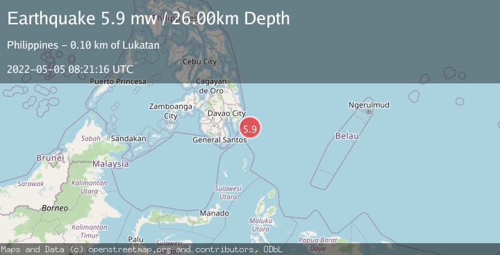 Map of PHILIPPINE ISLANDS REGION