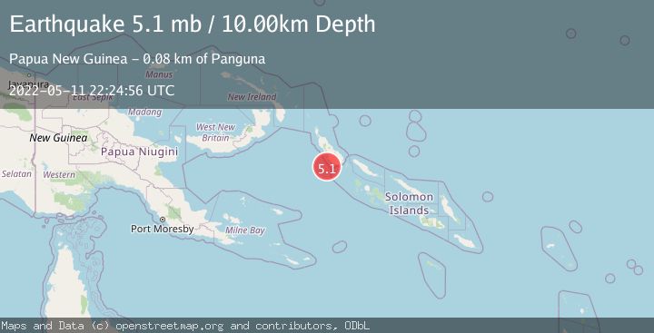 Map of BOUGAINVILLE REGION, P.N.G.