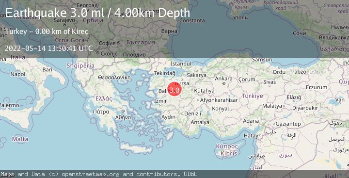 Map of WESTERN TURKEY