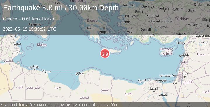 Map of CRETE, GREECE