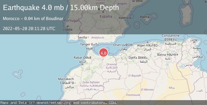 Map of STRAIT OF GIBRALTAR