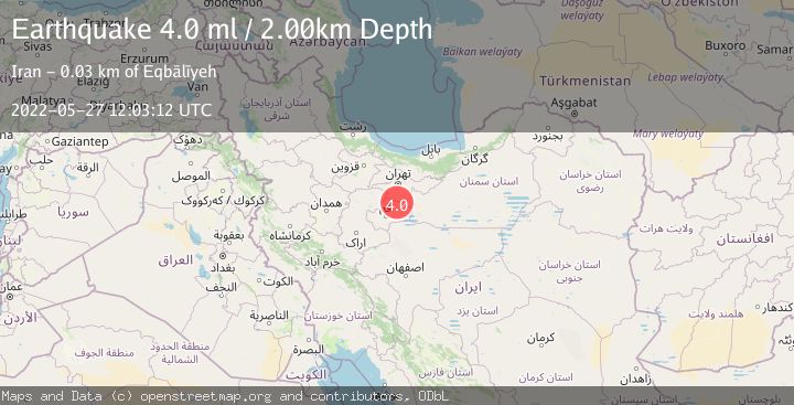 Map of NORTHERN IRAN