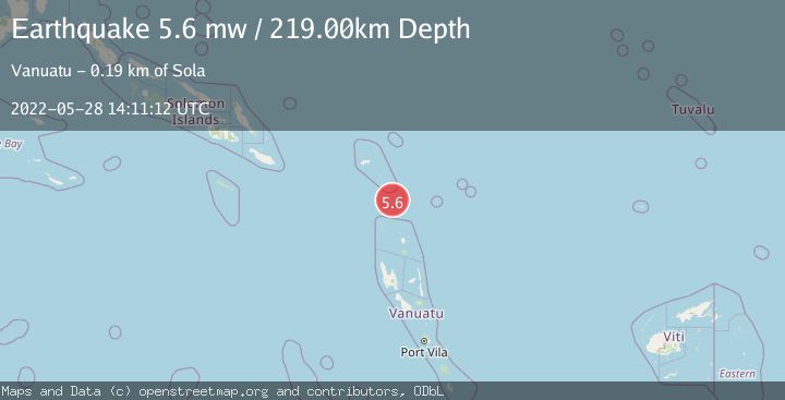 Map of SANTA CRUZ ISLANDS