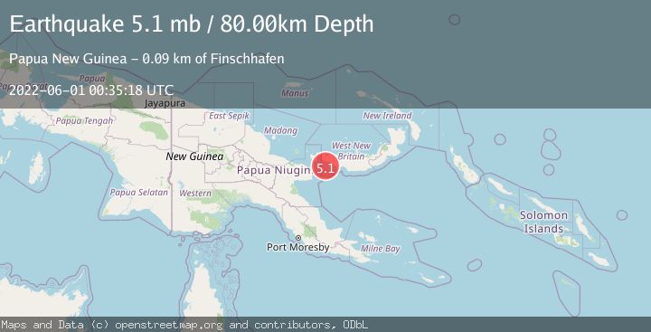 Map of NEW BRITAIN REGION, P.N.G.